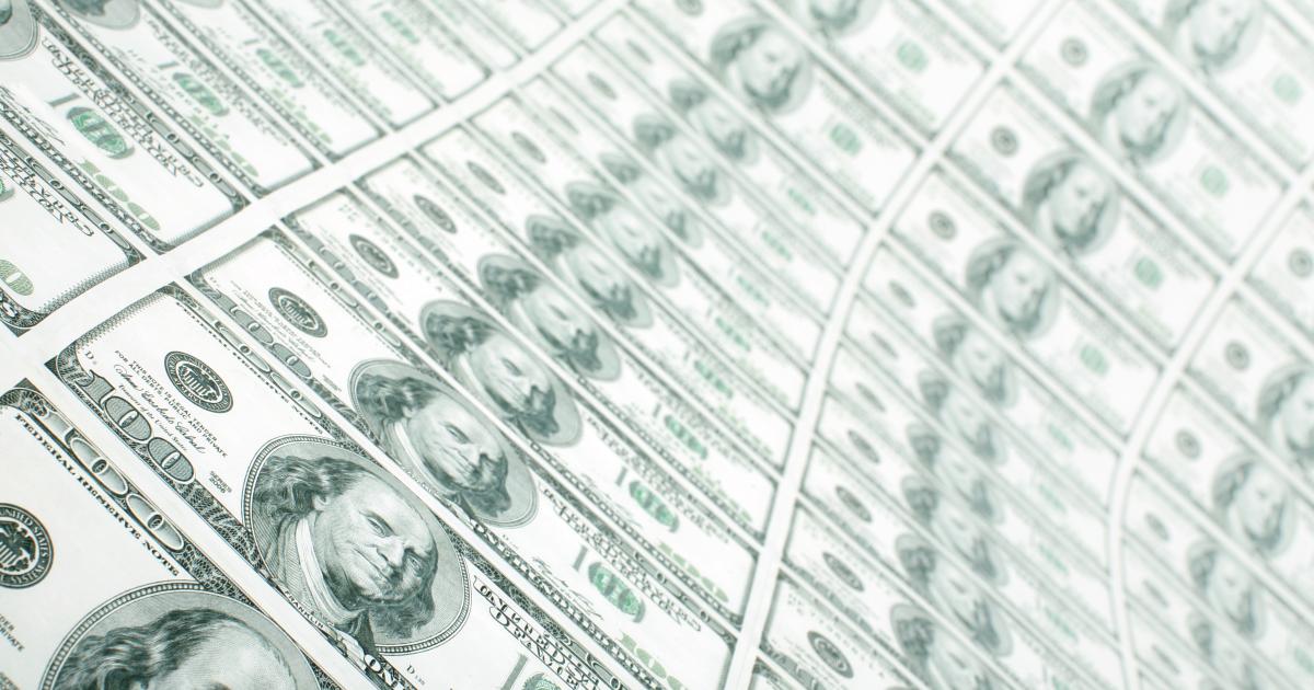 Federal reserve shop prints money